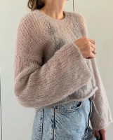 Воздушный пуловер спицами