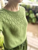 Женский пуловер спицами