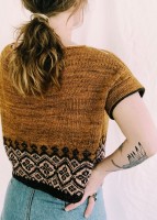 Пуловер прямого кроя для женщин любой фигуры, связанный спицами