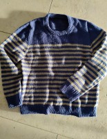 Детский пуловер с японским плечом