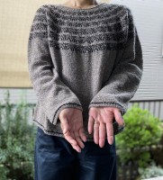Пуловер с жаккардовым узором схемы и описание