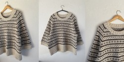 Пуловер с жаккардовым узором и рукавом-реглан