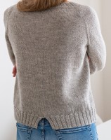 Пуловер реглан спицами сверху описание