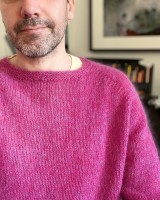 Базовый пуловер спицами, описание