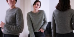 Красивый пуловер с текстурным узором