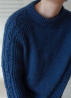 Пуловер-реглан спицами, схемы и описание
