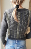 Пуловер спицами без швов описание
