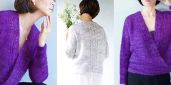Пуловер с ажурным узором схемы и описание