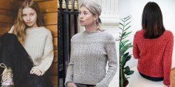 Модный пуловер спицами схемы и описание