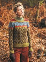 Жаккардовый свитер схемы и описание