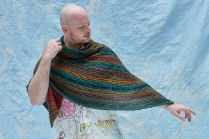 Описание вязания шали