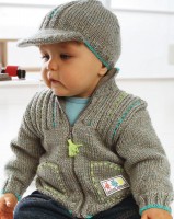 Вязание для малышей курточки и кепки
