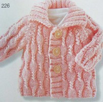 Вязание для малышей пальтишка Maillane