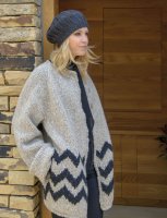 Осеннее вязаное пальто Cedar от дизайнера Ким Харгрейвз