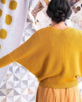 Повседневный элегантный пуловер спицами Сhabot из новой коллекции Brooklyn Tweed.