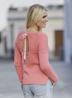 Пуловер с вырезом на спине Лето в Париже
