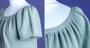 Бесплатное описание вязания спицами свободной блузы для женщин
