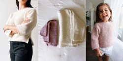 Пуловер поперечной вязки спицами, с описанием The Sideway