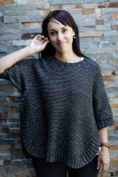 Описание вязания спицами женского пуловера от Хохи Локателли