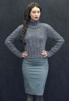 Вязание для женщин пуловера Falaise Violetta