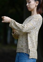 Описание вязания спицами женского пуловера свободного силуэта