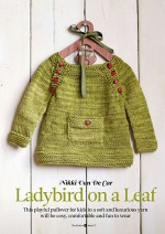 Вязание для малышей пуловера спицами Ladybird