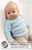 Вязание для малышей пуловер структурным узором