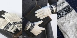 Модные перчатки спицами с описанием и схемой