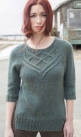 Вязание пуловера Halyard от Norah Gaughan