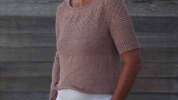 Пуловер с длинный или коротким рукавом