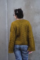 Пуловер с лаконичным ажуром