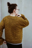 Пуловер отдельными деталями
