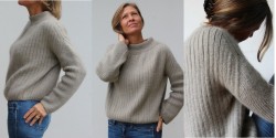 Модный свитер спицами My Winter
