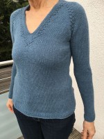 Пуловер с тремя вариантами силуэта