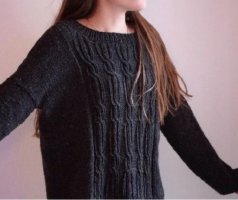Женский свободный пуловер
