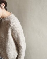 Пуловер одной деталью регланом спицами