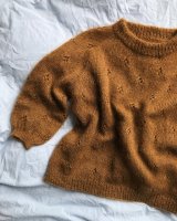 Пуловер с ажурными фрагментами