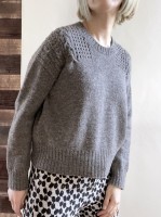Классический базовый пуловер спицами