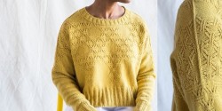 Как вязать пуловер с рельефным узором