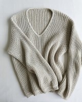 Как вязать пуловер без швов