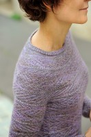 Шикарный пуловер спицами без швов