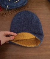Как вязать двойную шапку
