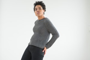 Свободный пуловер для больших размеров