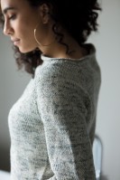 Женский пуловер с длинными рукавами