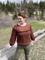 Пуловер с длинными или короткими рукавами