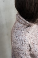 Пуловер реглан спицами без швов