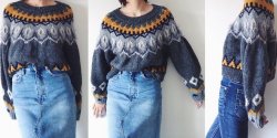 Модный свитер спицами женский схемы и описание