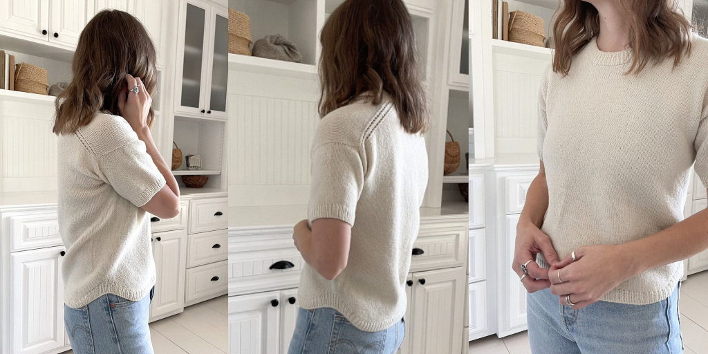 Топ с японским плечом Miles Топ японское плечо спицами сверху